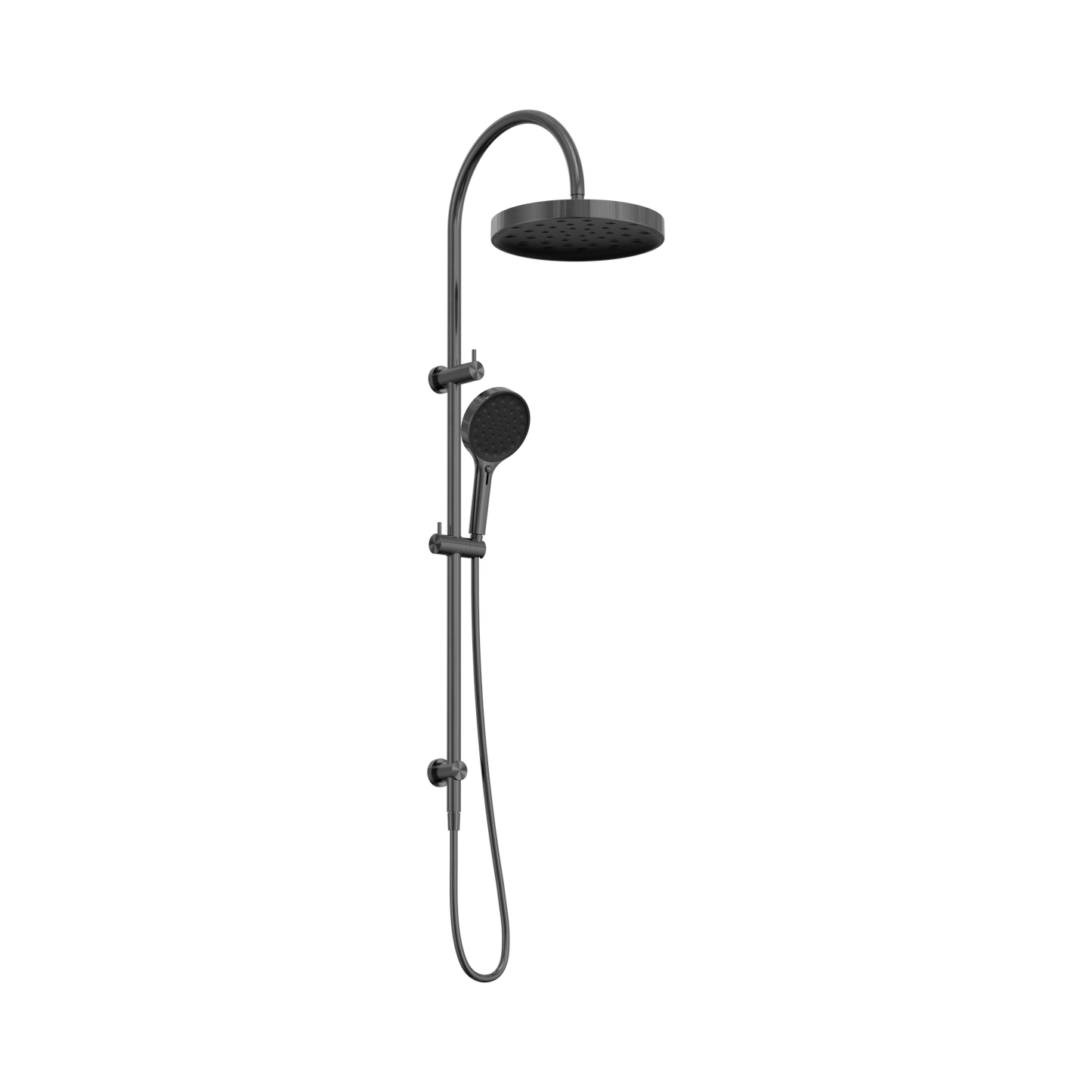 Serenity Twin Shower Gun Metal