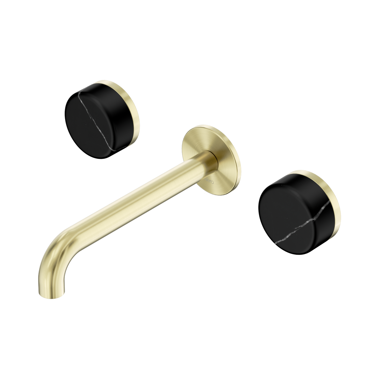 Nero Serenity 24D122BG Wall Basin Set 185mm Spout With Marquina  Handle Brushed  5 Star / 5LPM