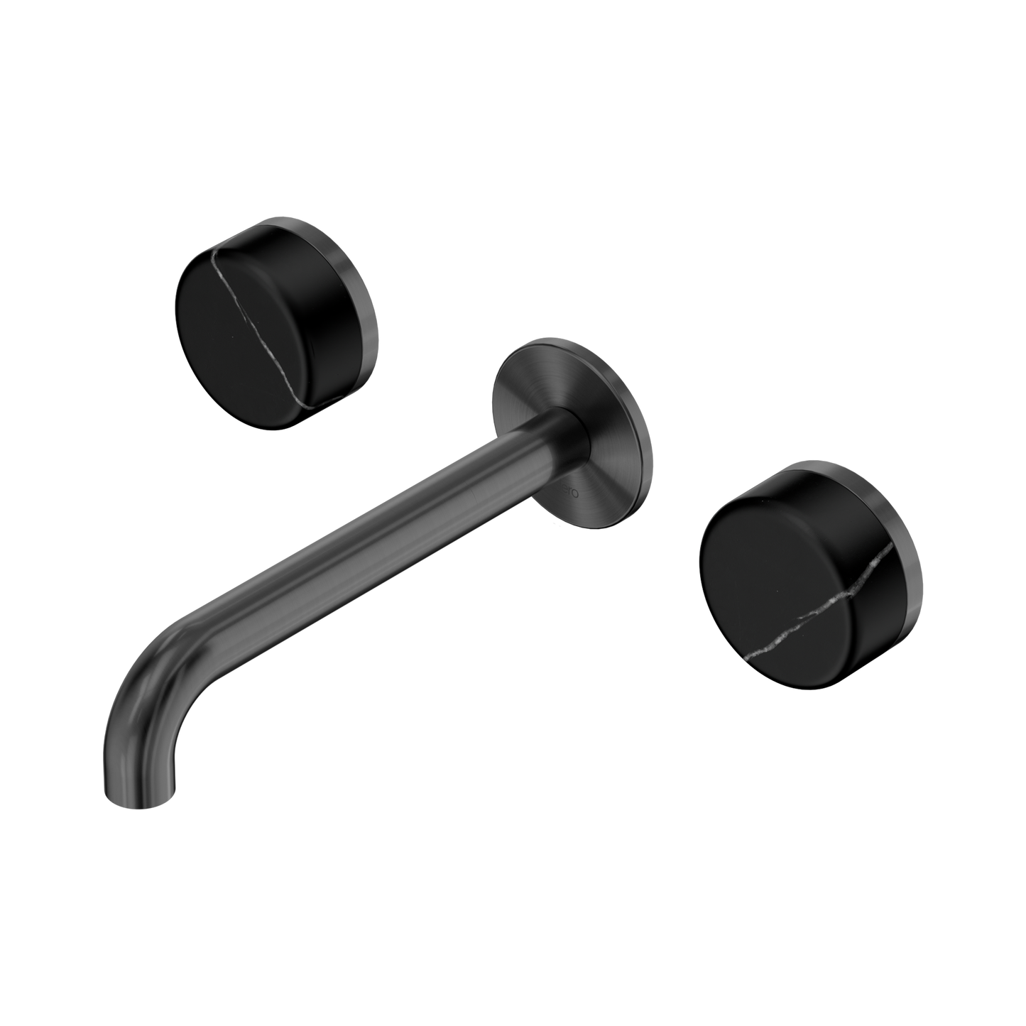 Nero Serenity 24D122GM Wall Basin Set 185mm Spout With Marquina  Handle Gun Metal 5 Star / 5LPM