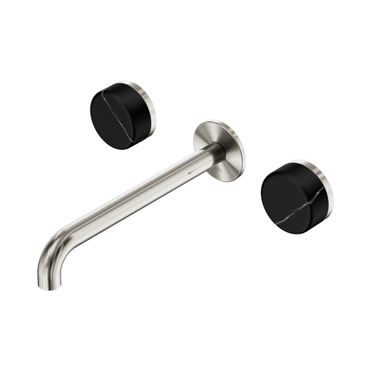 Nero Serenity 24D123BN Wall Basin Set 220mm Spout With Marquina  Handle  5 Star / 5LPM