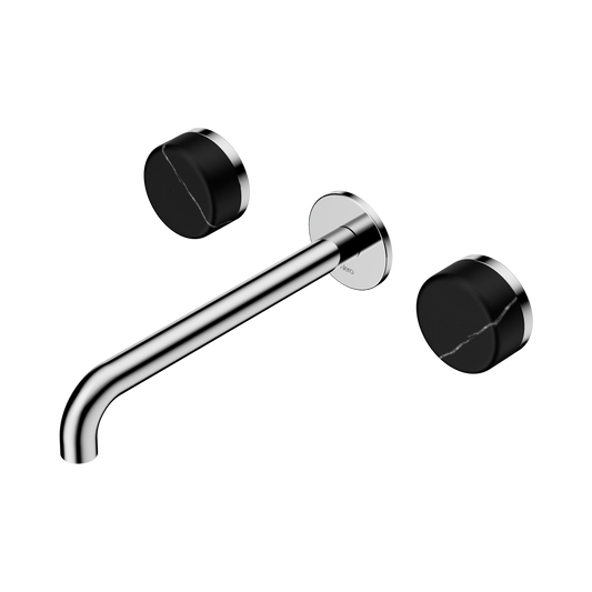 Nero Serenity 24D123CH Wall Basin Set 220mm Spout With Marquina  Handle  5 Star / 5LPM