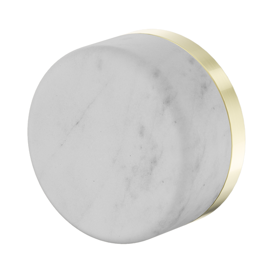 Serenity Progressive Shower Mixer With Carrara Handle Brushed Gold