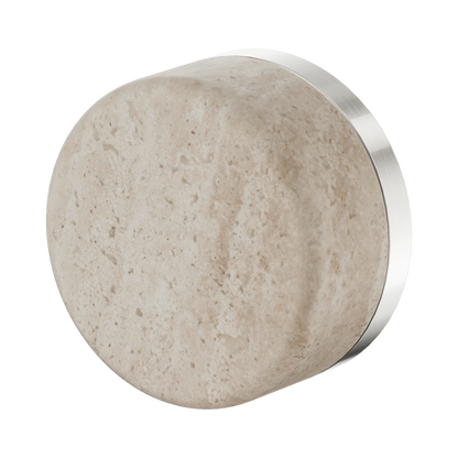 Nero Serenity Progressive Shower Mixer With Rome Travertine Handle