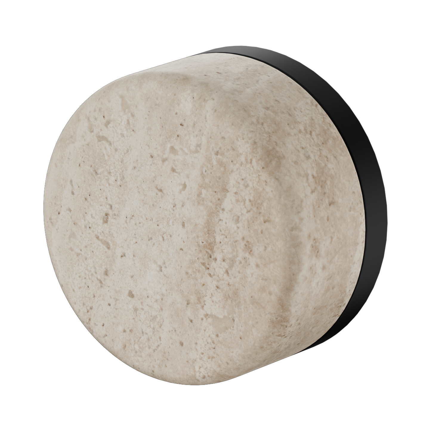 Nero Serenity Progressive Shower Mixer With Rome Travertine Handle