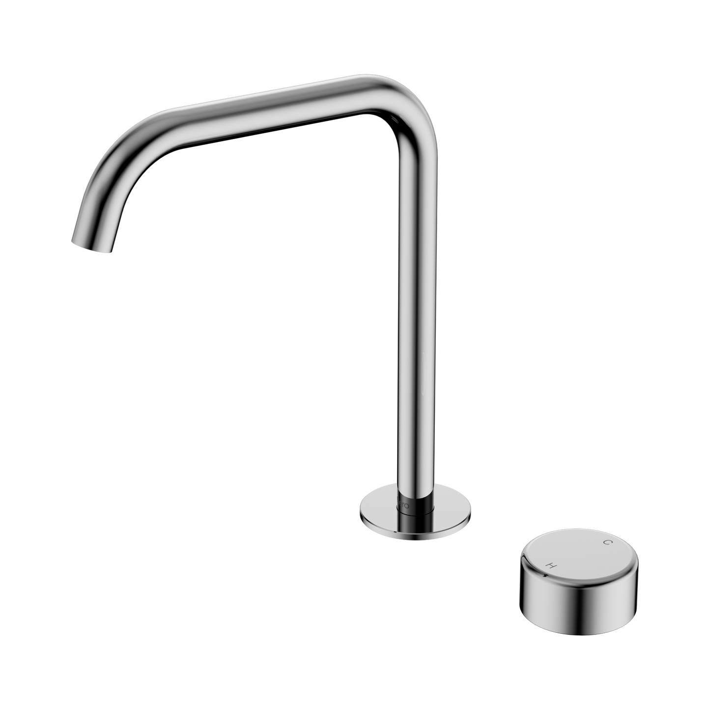 Serenity Progressive Bath/Kitchen Mixer Edge Spout With Metal Handle Chrome