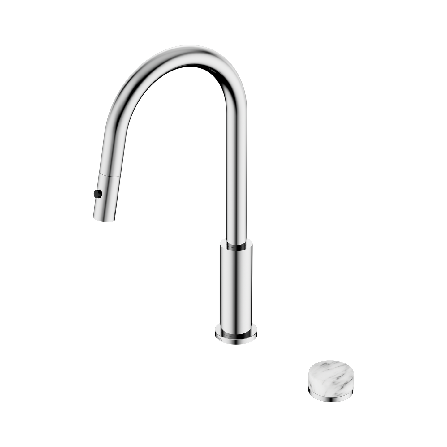 Serenity Progressive Pull Out kitchen Set With Arabescato Corchia Handle Chrome