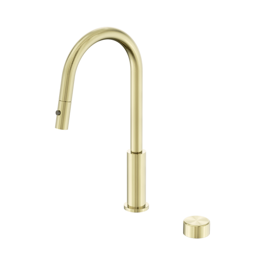 Serenity Progressive Pull Out kitchen Set With Metal Handle Brushed Gold