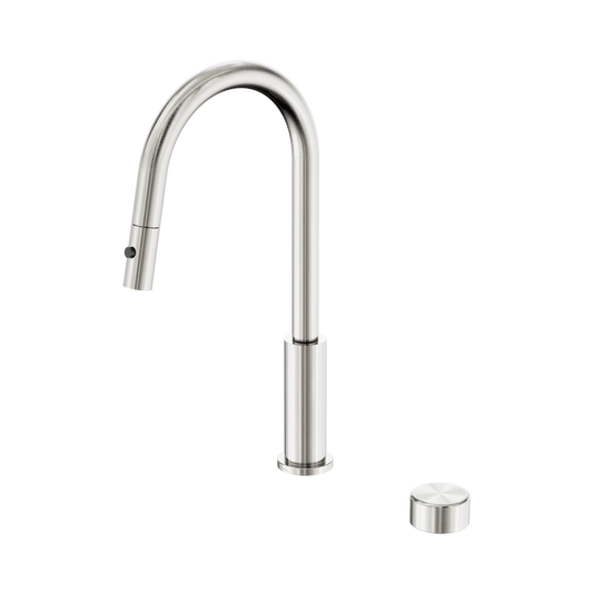 Serenity Progressive Pull Out kitchen Set With Metal Handle Brushed Nickel