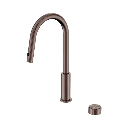 Serenity Progressive Pull Out kitchen Set With Metal Handle Brushed Bronze