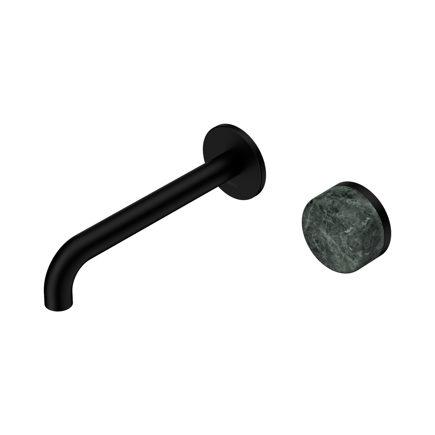 Nero Serenity 24E068MB Progressive Wall Basin Mixer 185mm Spout With Verde Alpi Handle  5 Star / 5LPM