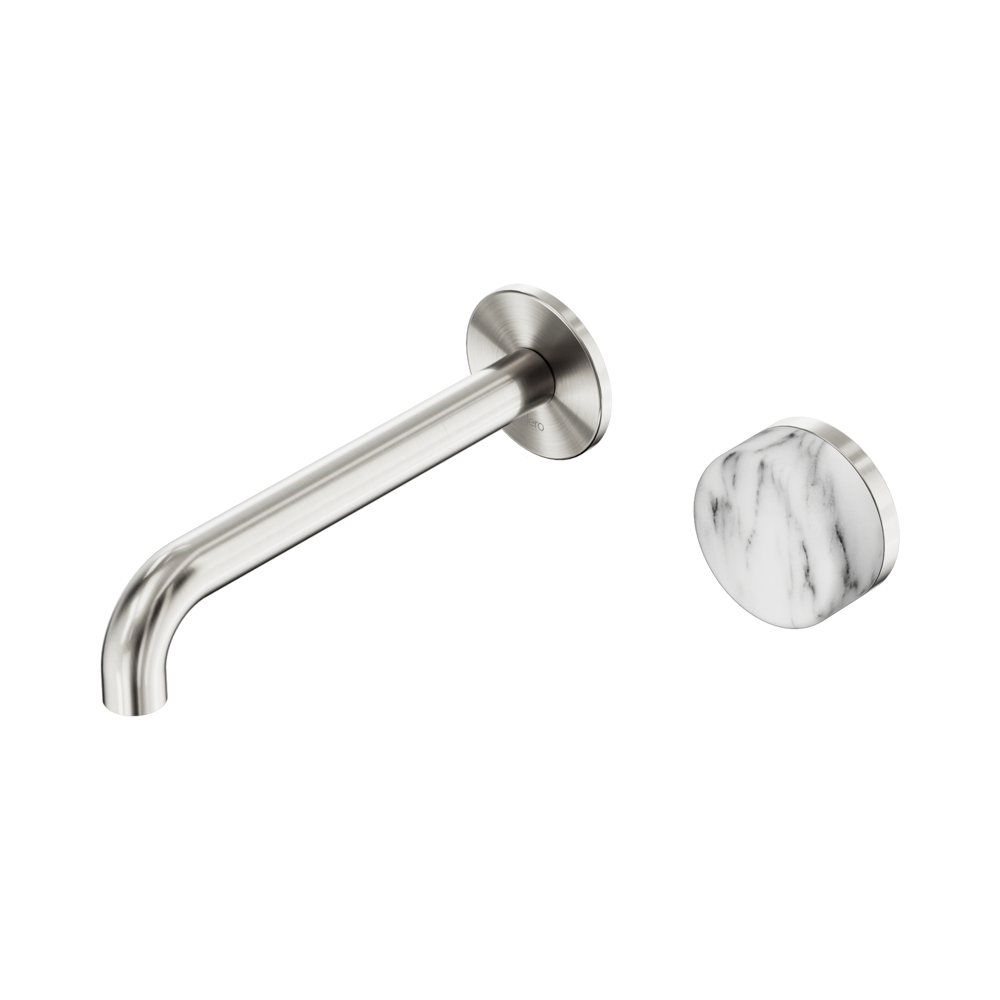 Nero Serenity 24E070BN Progressive Wall Basin Mixer 185mm Spout With Arabescato Corchia Handle  5 Star / 5LPM