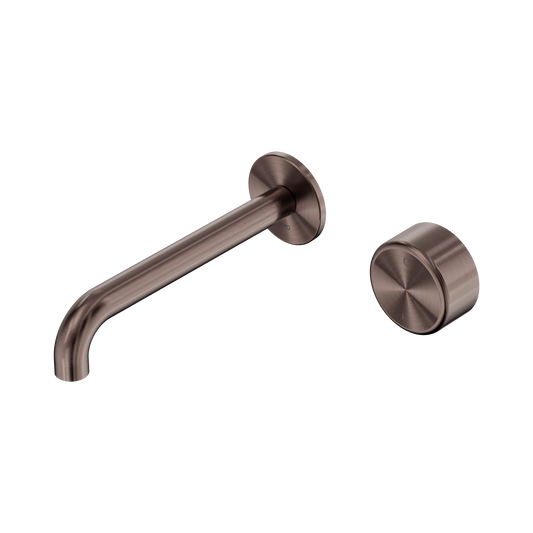 Nero Serenity 24E072BZ Progressive Wall Basin Mixer 185mm Spout With Metal Handle  5 Star / 5LPM