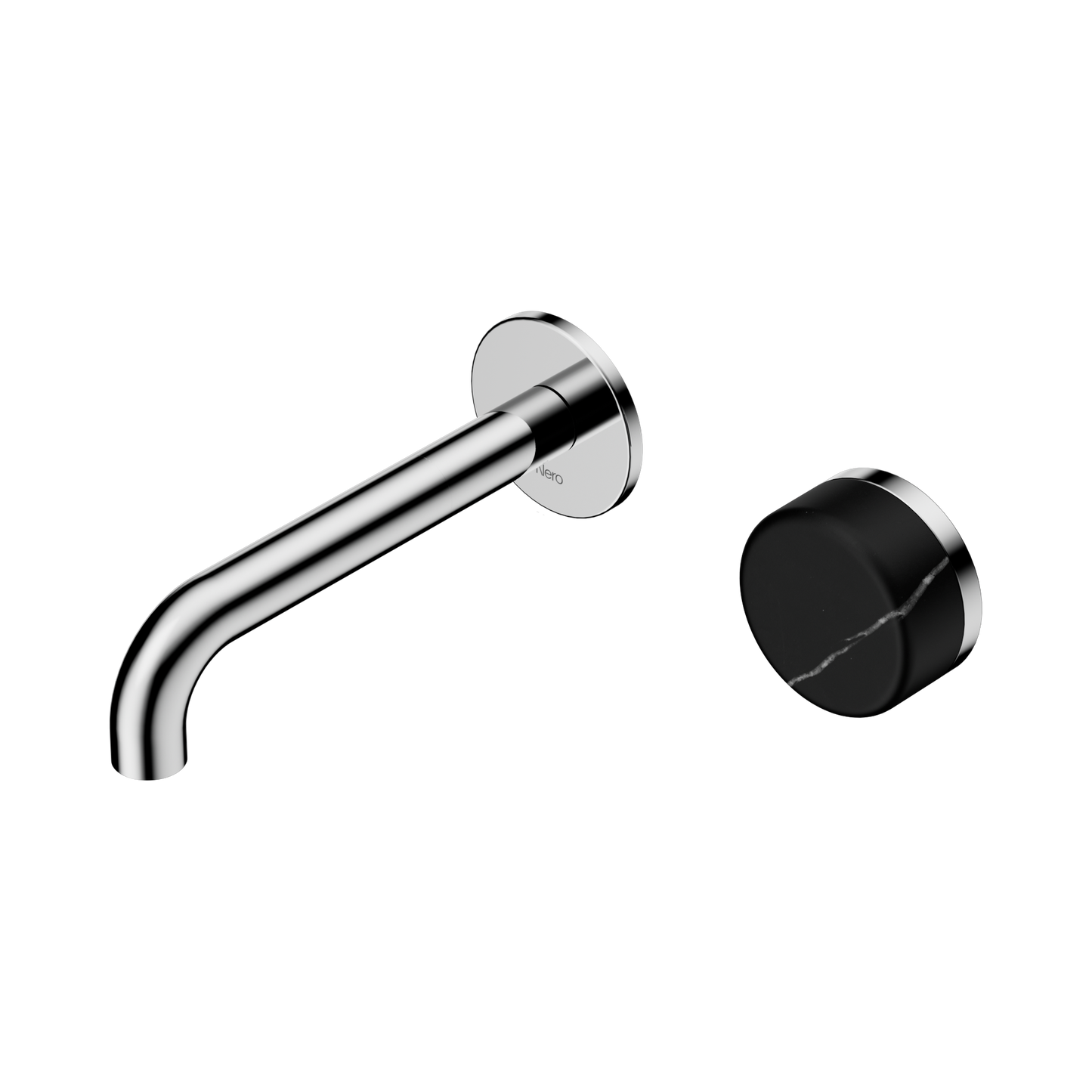 Nero Serenity 24E138CH Progressive Wall Basin Mixer 160mm Spout With Marquina  Handle  5 Star / 5LPM