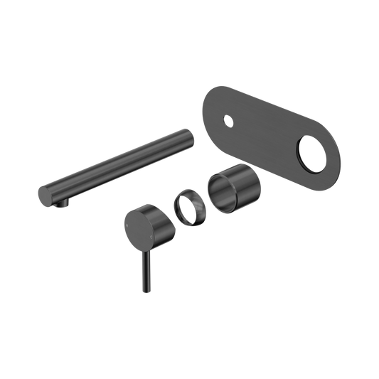 Dolce II Wall Basin/Bath Mixer Trim Kits Only Gun Metal
