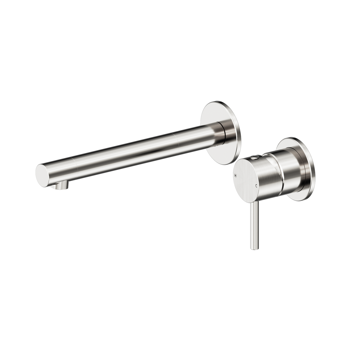 Dolce II Wall Basin/Bath Mixer Separate Back Plate