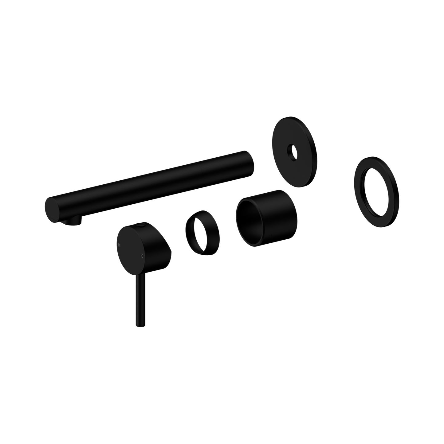 Dolce II Wall Basin/Bath Mixer Separate Back Plate Trim Kits Only