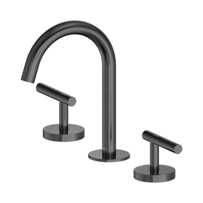 Mecca Lever Basin Set Arc Spout