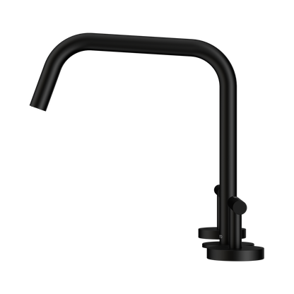 Mecca Lever Bath/Kitchen Set Edge Spout II Matte Black
