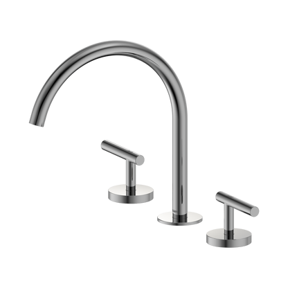 Mecca Lever Bath/Kitchen Set Arc Spout