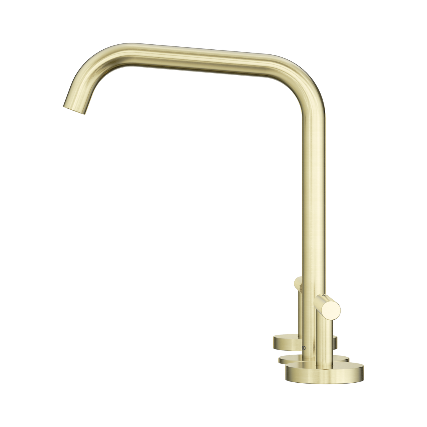 Mecca Lever Bath/Kitchen Set Edge Spout Brushed Gold