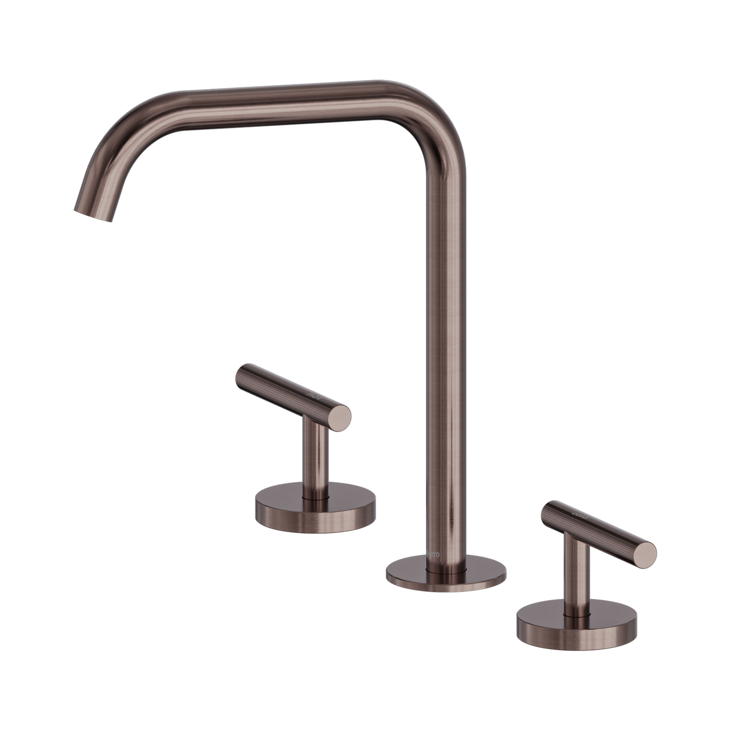Mecca Lever Bath/Kitchen Set Edge Spout Brushed Bronze