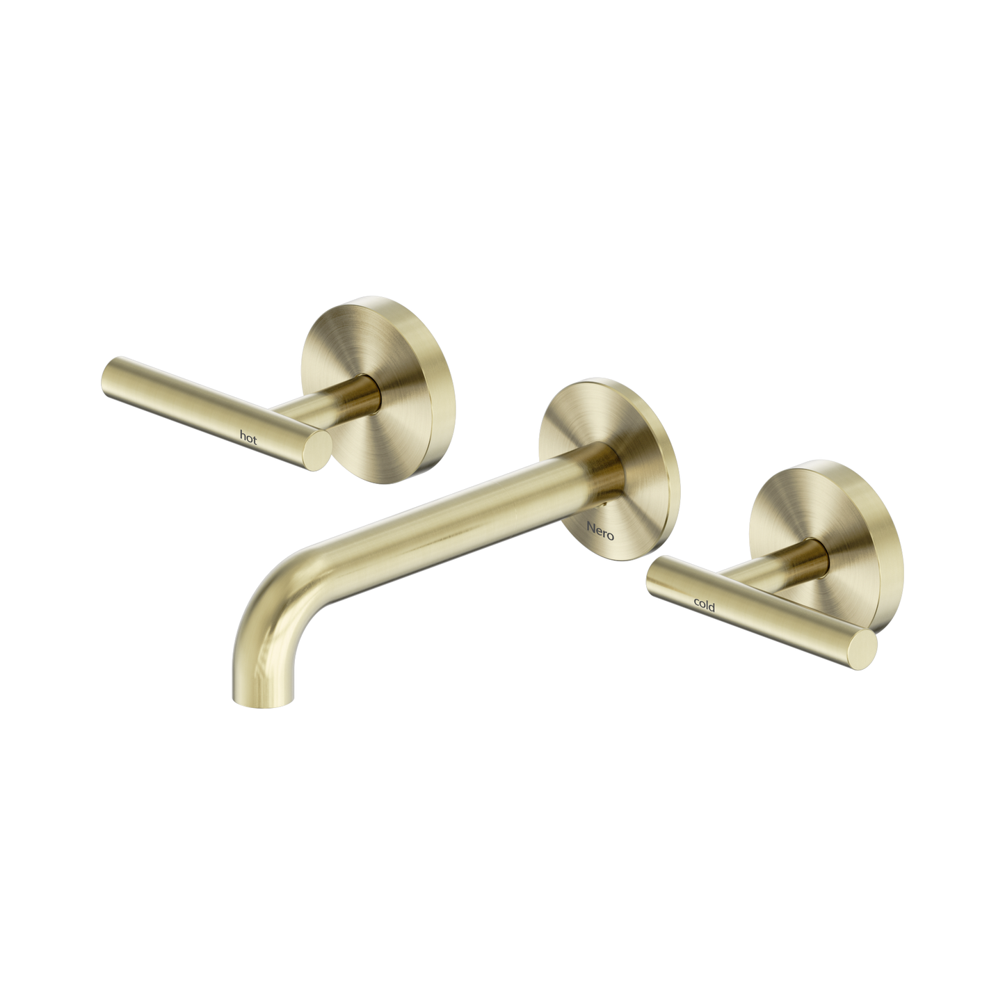 Mecca Lever Wall Basin/Bath Set 160mm Spout