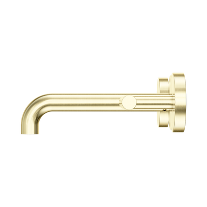 Mecca Lever Wall Basin/Bath Set 160mm Spout Brushed Gold