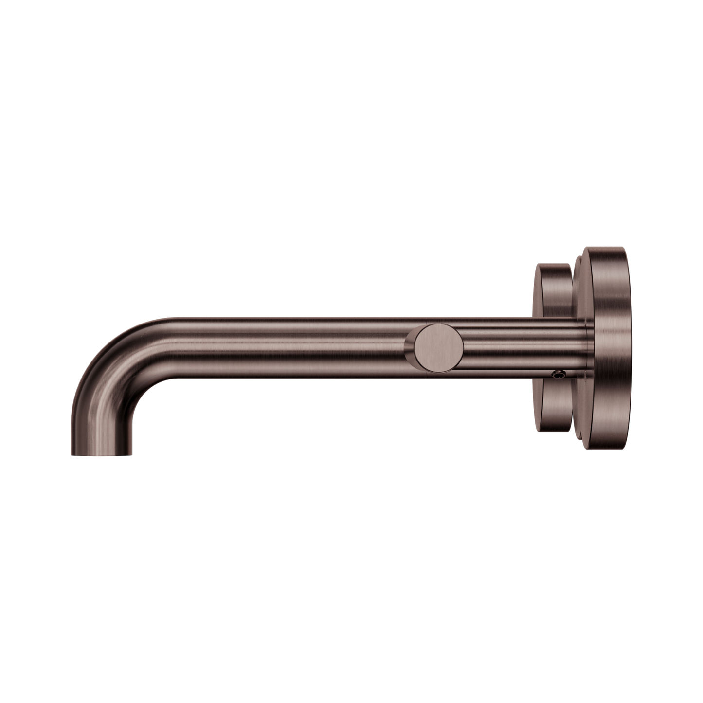Mecca Lever Wall Basin/Bath Set 160mm Spout Brushed Bronze