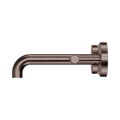 Mecca Lever Wall Basin/Bath Set 160mm Spout Brushed Bronze