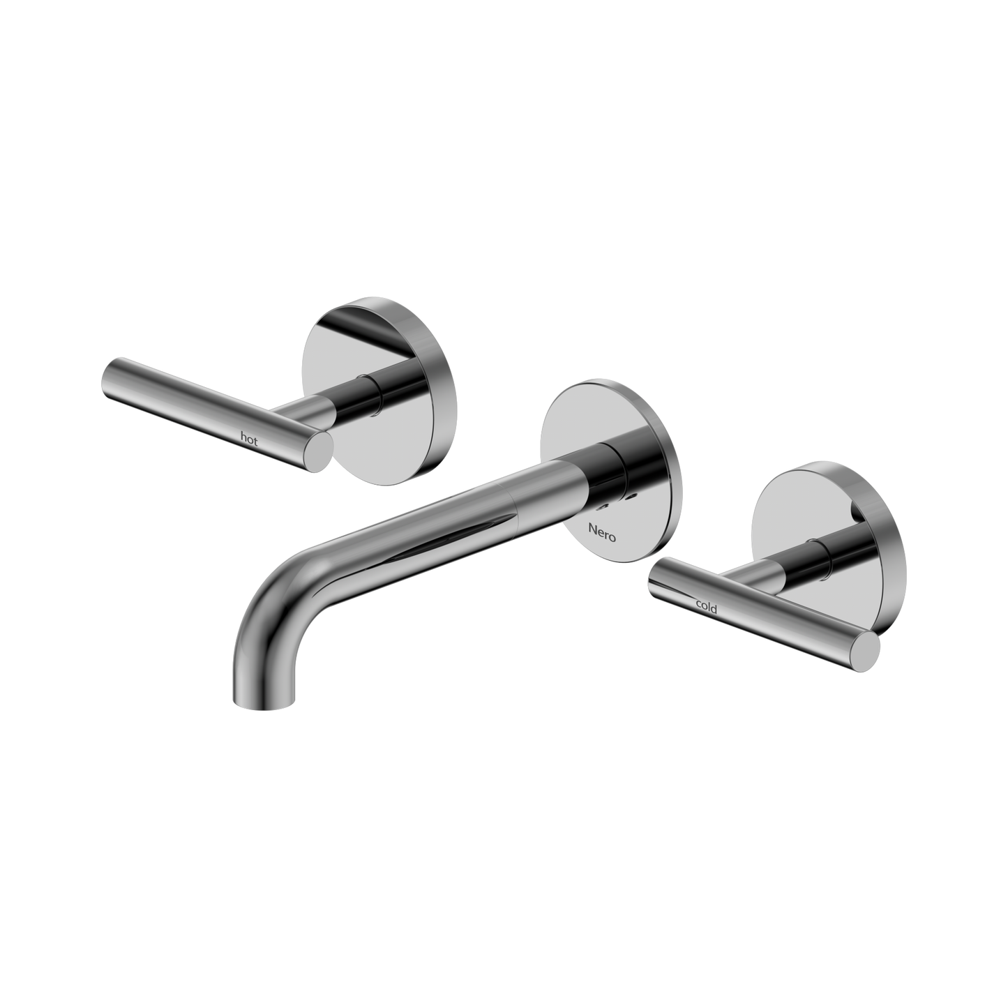 Mecca Lever Wall Basin/Bath Set 160mm Spout