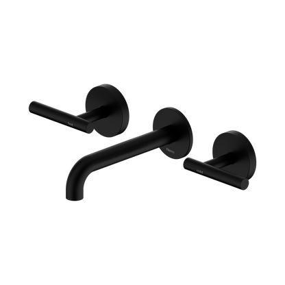 Mecca Lever Wall Basin/Bath Set 160mm Spout