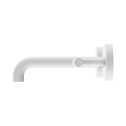 Mecca Lever Wall Basin/Bath Set 160mm Spout Matte White