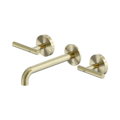 Mecca Lever Wall Basin/Bath Set 185mm Spout