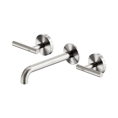 Mecca Lever Wall Basin/Bath Set 185mm Spout
