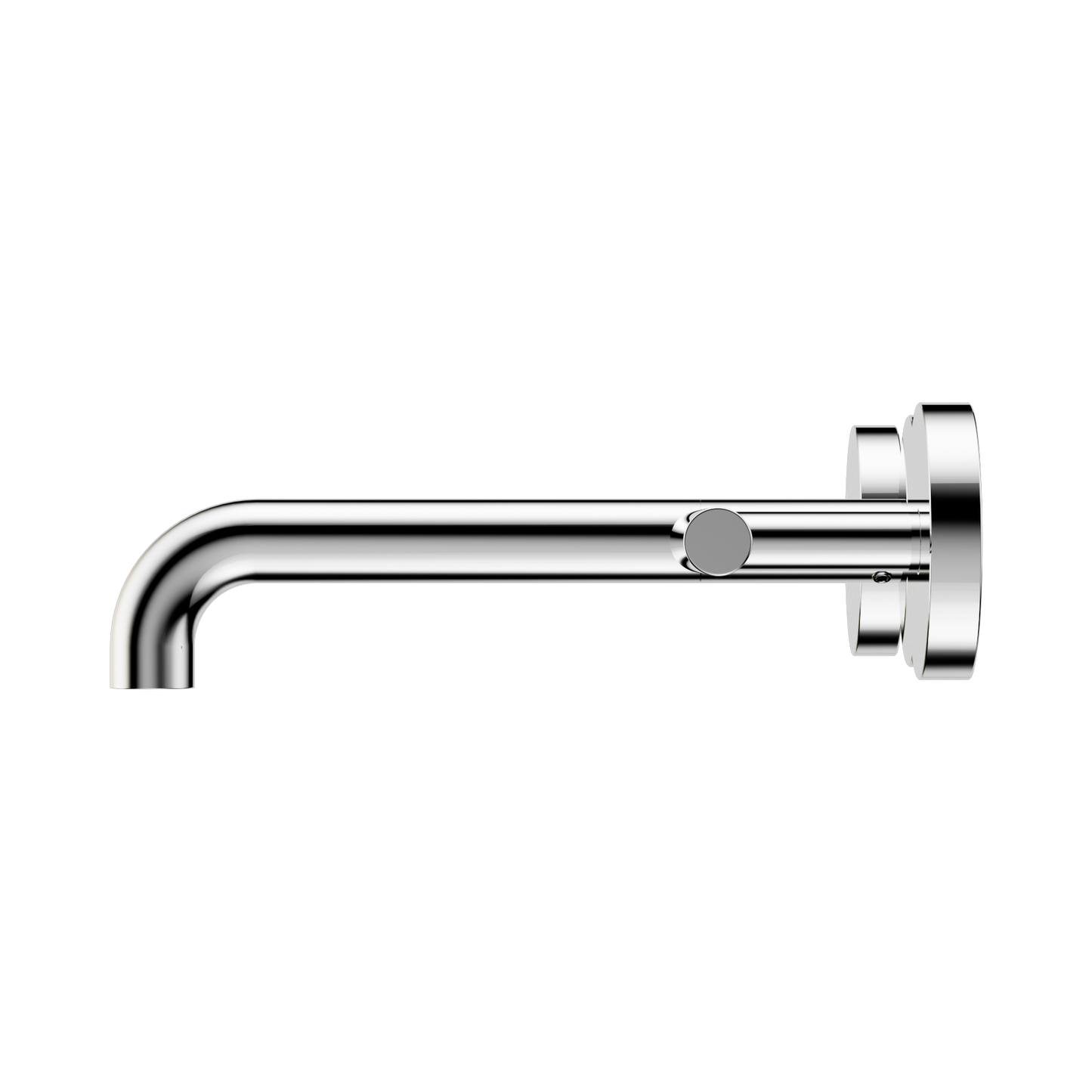 Mecca Lever Wall Basin/Bath Set 185mm Spout Chrome