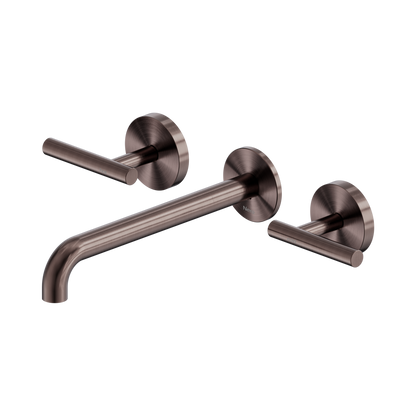 Mecca Lever Wall Basin/Bath Set 220mm Spout