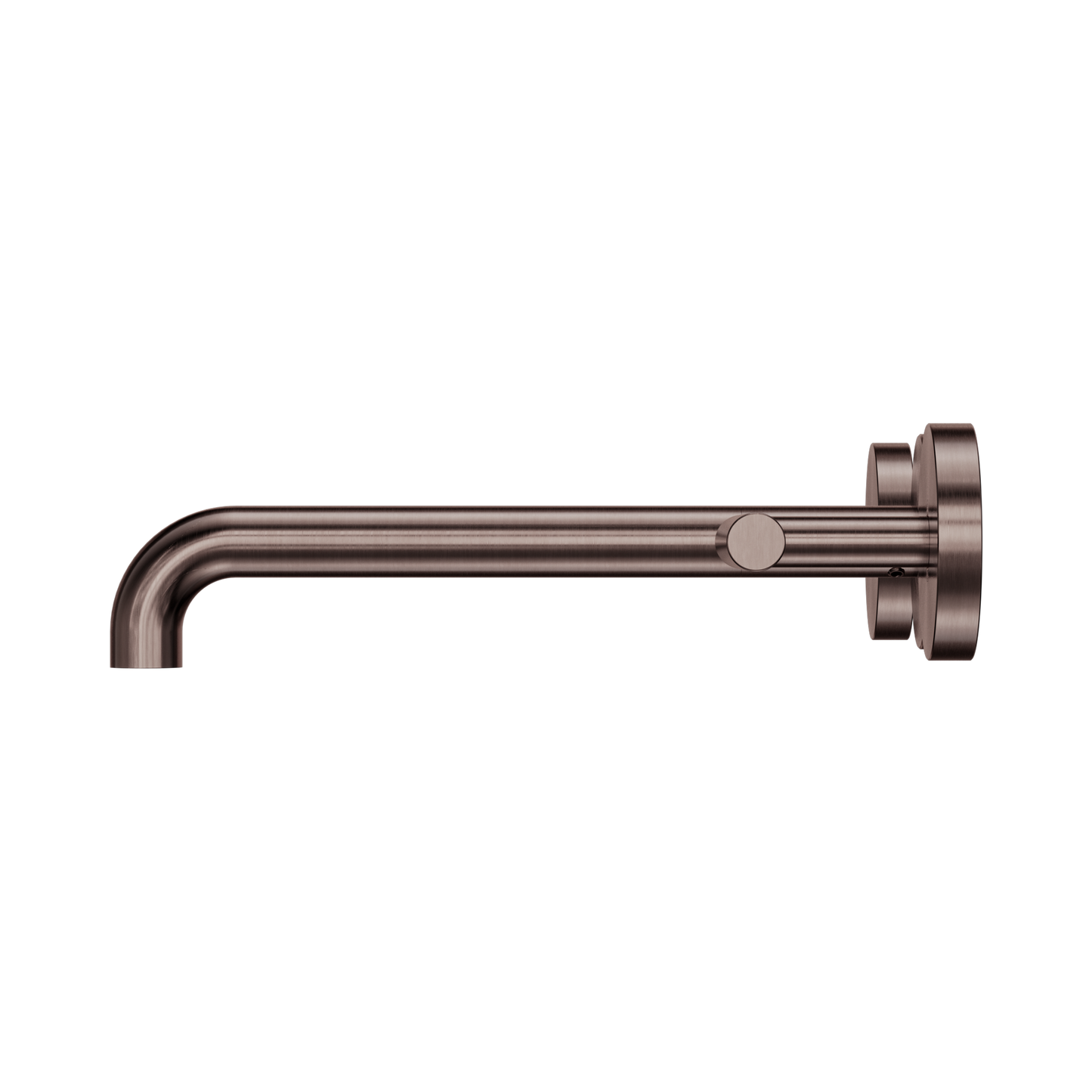 Mecca Lever Wall Basin/Bath Set 220mm Spout Brushed Bronze