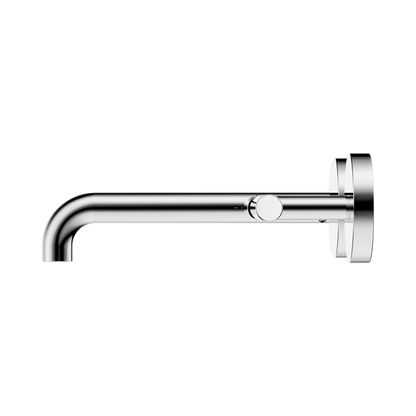 Mecca Lever Wall Basin/Bath Set 185mm Offset Spout Chrome