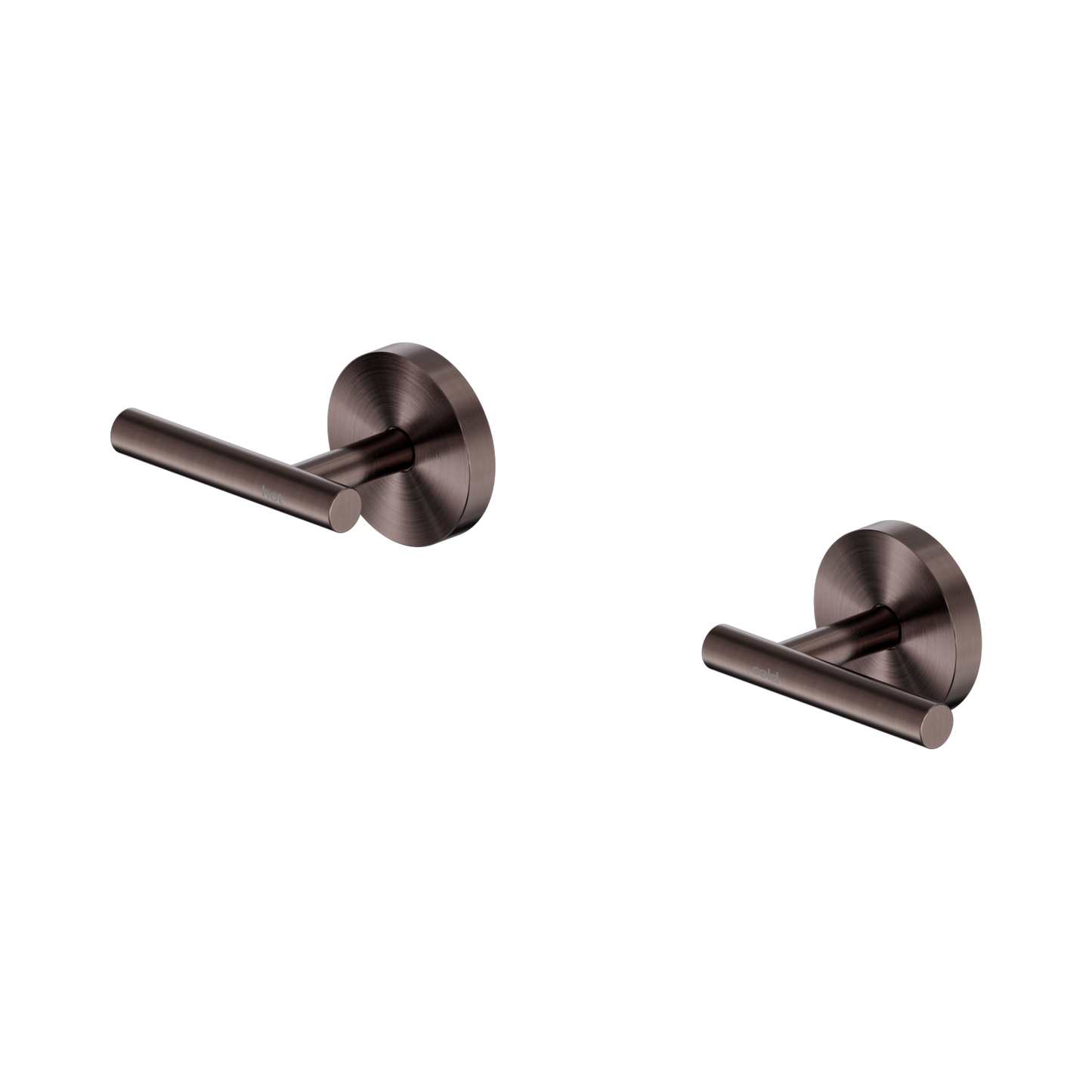 Mecca Lever Wall Top Assemby Brushed Bronze