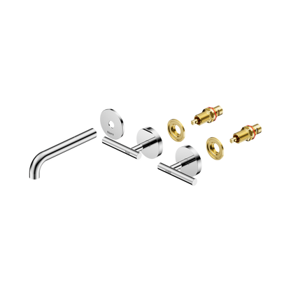 Mecca Lever Wall Basin/Bath Set 160mm Spout Trim kits Only Chrome