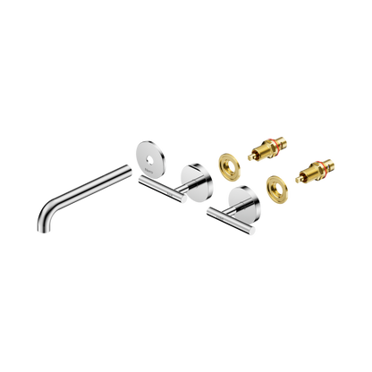 Mecca Lever Wall Basin/Bath Set 185mm Spout Trim kits Only Chrome