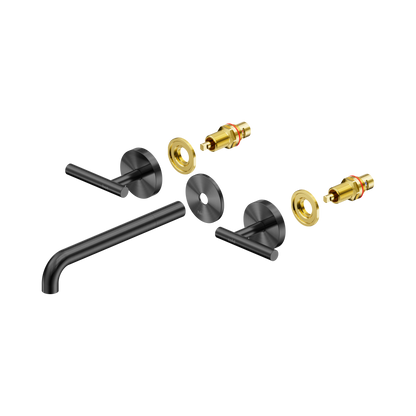 Mecca Lever Wall Basin/Bath Set 220mm Spout Trim kits Only