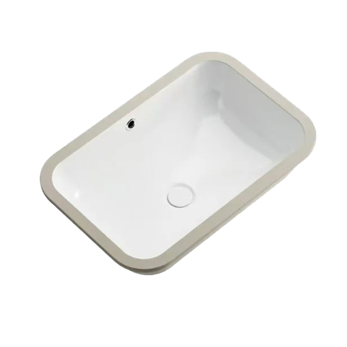 CITY LIFE II RECTANGULAR UNDER COUNTER BASIN (585, 390, 200) - Matte White