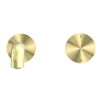 Nero Kara Progressive Wall Basin Set, 185mm Spout