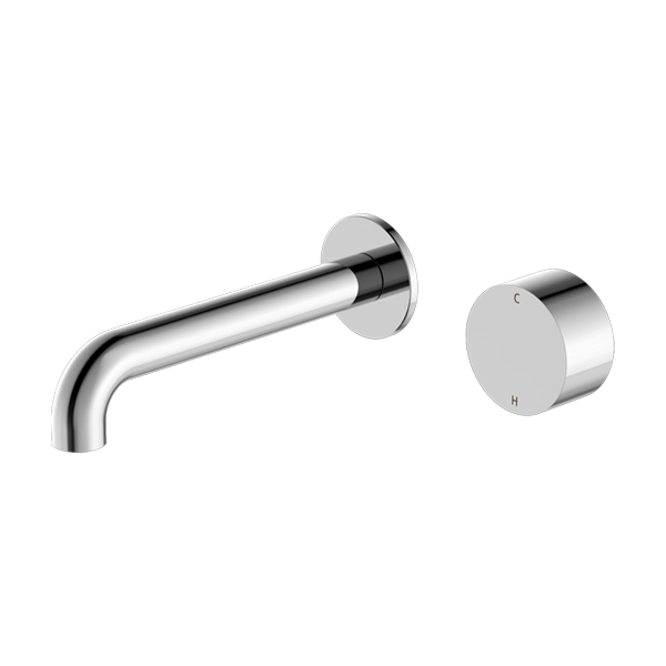 Nero Kara Progressive Wall Basin Set, 185mm Spout