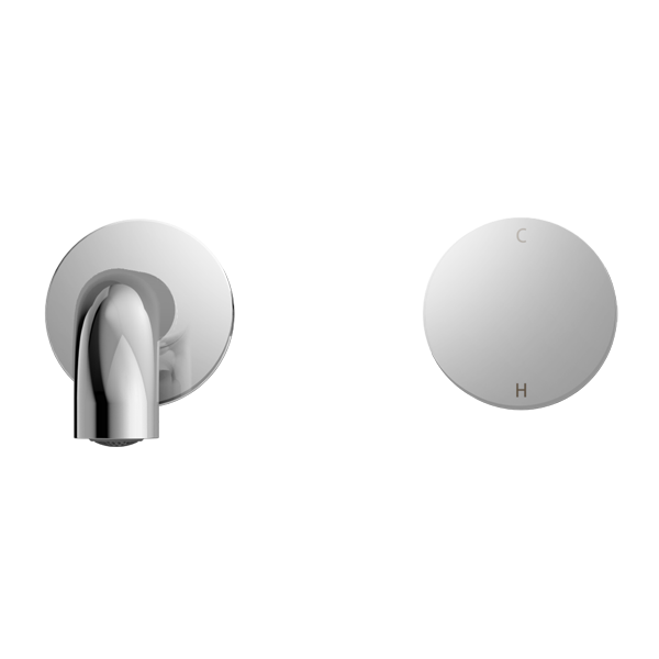 Nero Kara Progressive Wall Basin Set, 185mm Spout
