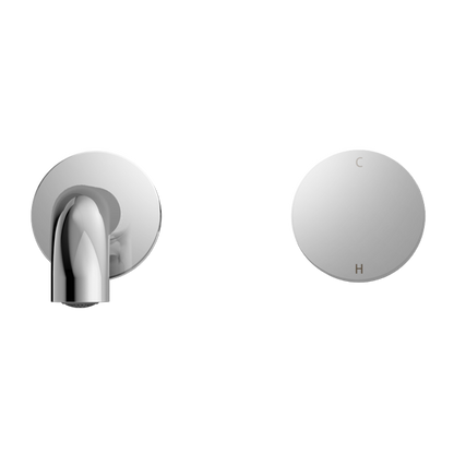 Nero Kara Progressive Wall Basin Set, 185mm Spout