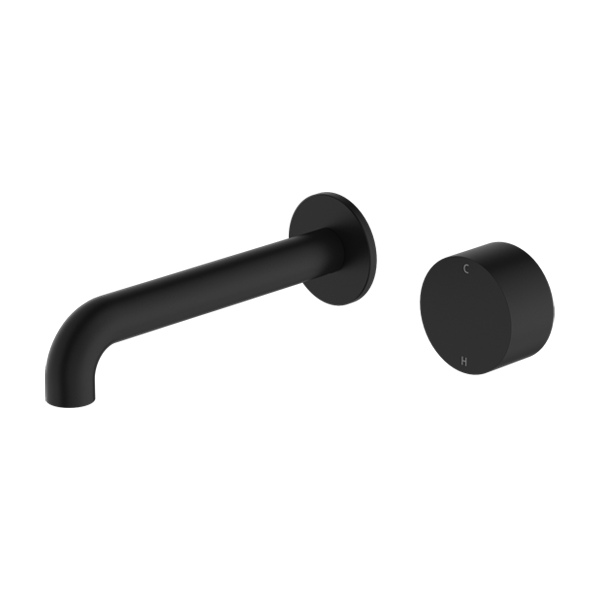 Nero Kara Progressive Wall Basin Set, 185mm Spout