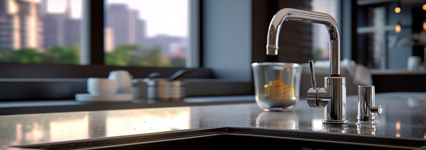 City Life Inox Wall Mounted Basin Mixer with Spout