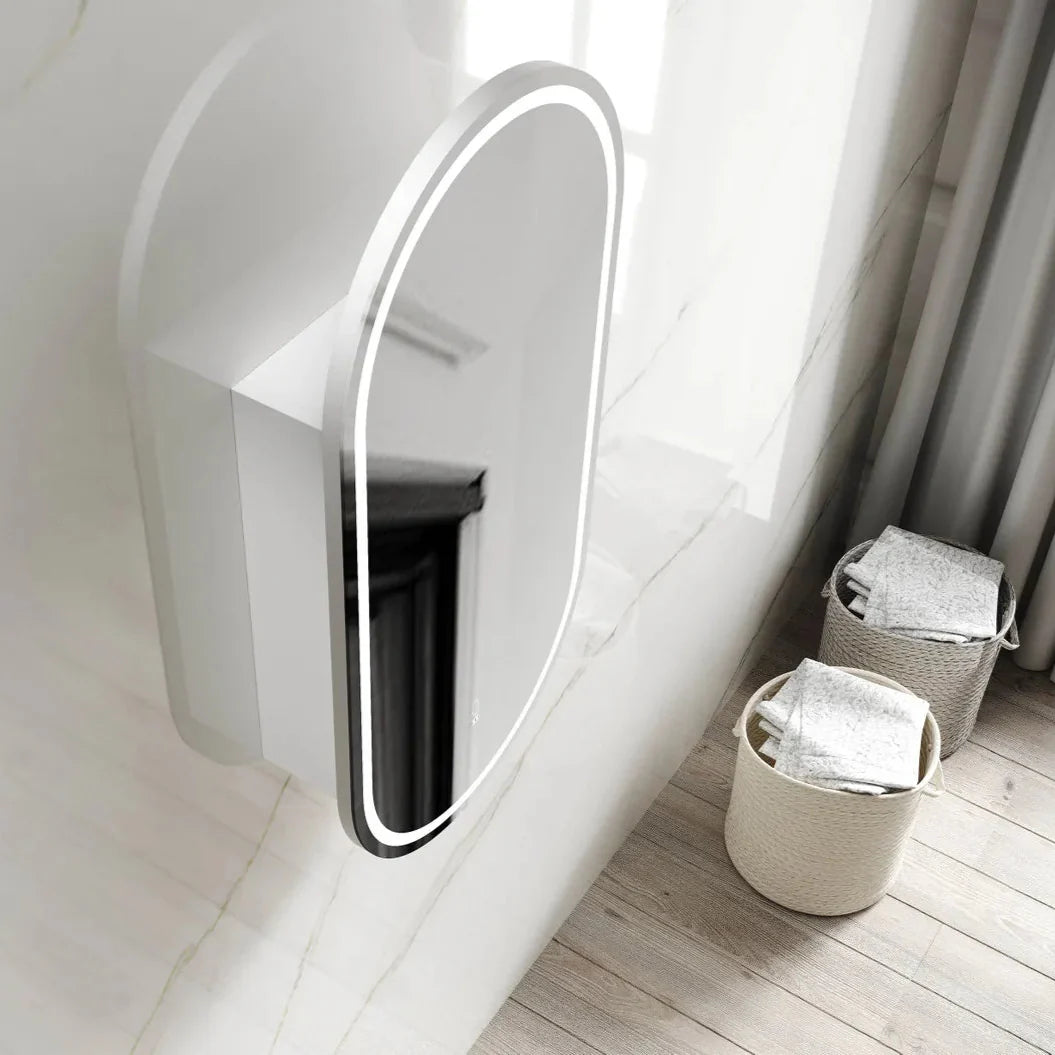 Otti LED Noosa Matte   Mirror Cabinet 450mm
